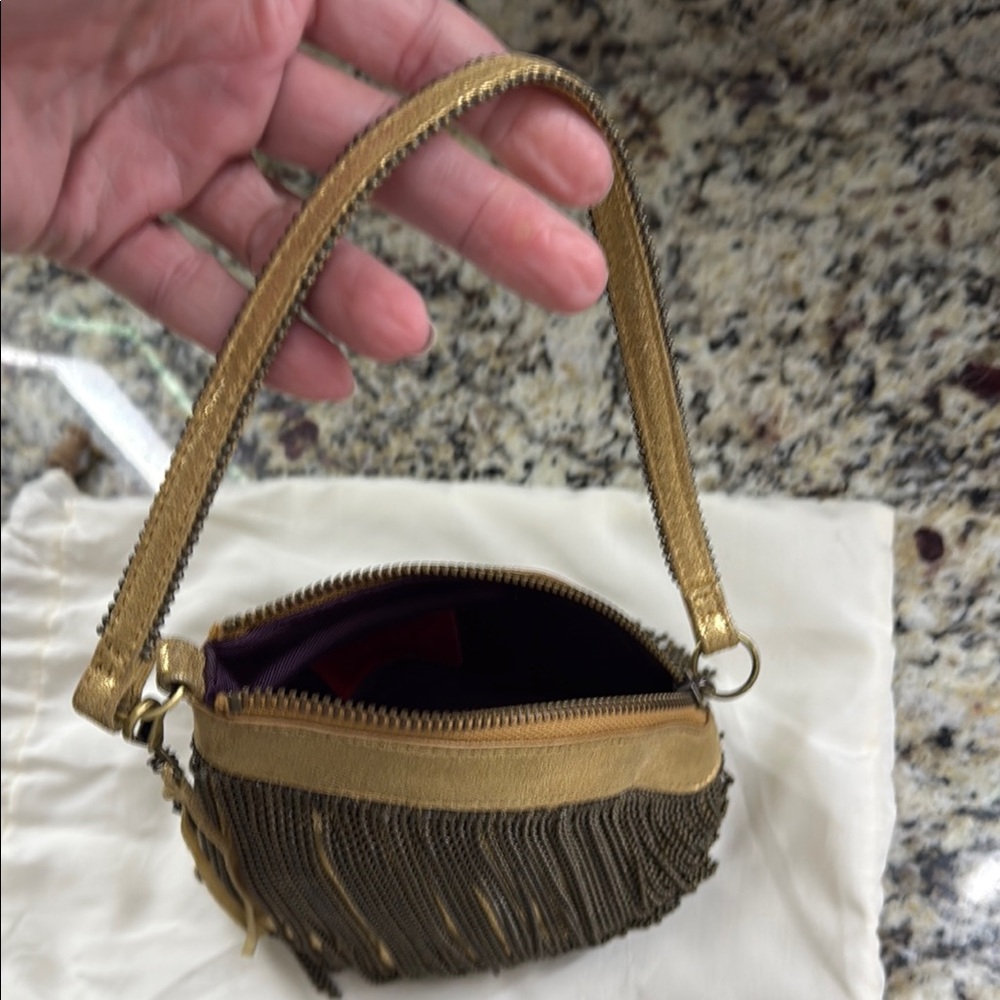 Hobo Gold Fringe Women's Bag - Picture 14 of 16